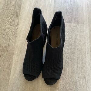 Black Chunky heels shoes